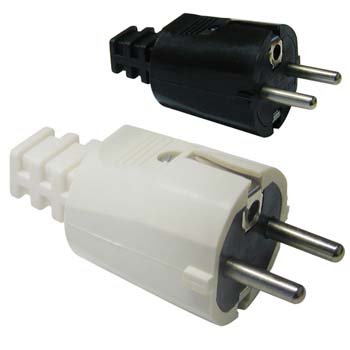 TOMADA DE PVC 10/16A 250V COM ATERRAMENTO LATERAL
