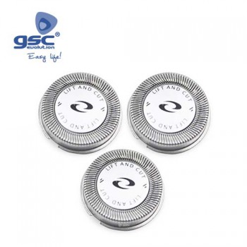 Lâminas rotativas (para máquina de barbear KQ55) Ref. 2703029