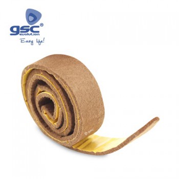 Rolo de feltro protetor adesivo marrom Ref. 3802778-3802779