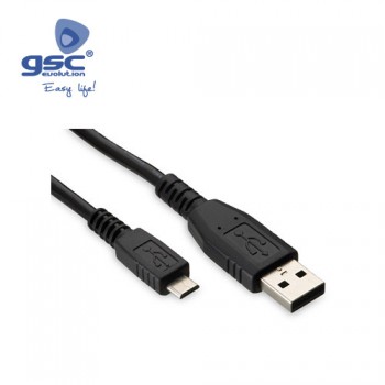 Cabo USB macho a micro USB macho Ref. 1401688-1403685-1403686