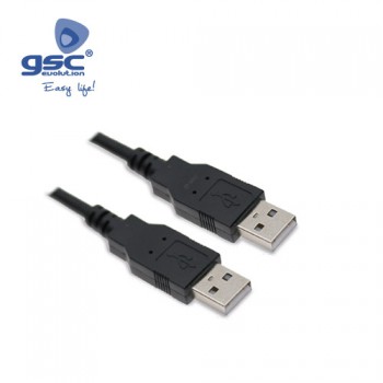 Cabo USB macho a USB macho Ref. 1401689-1401690
