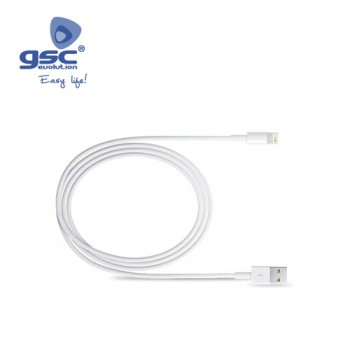 Cabo USB para iPhone 5 / 5s / 6 / 6s / 7 / 8 / X Ref. 1401649-1403687-1403688