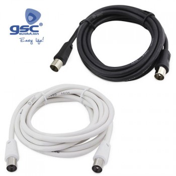 Prolongador TV coaxial Ref. 2600911-2600912-2600913-2600914-2600915-2600916