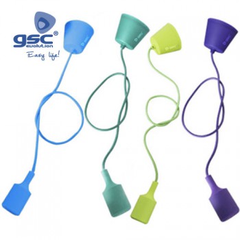 Suporte de lâmpada de silicone (tons frios) Ref. 000702183-000702184-000702185-000702188