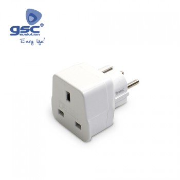 Adaptador inglês europeu Ref. 000200598