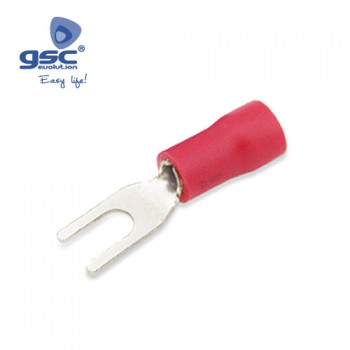 Terminais de garfo pré-isolados (50 unidades) Ref. 000303600-000303601-000303602