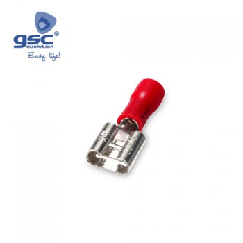 Plug-in fêmea plano pré-isolado (50 unid.) Ref. 000303620-000303621-000303622