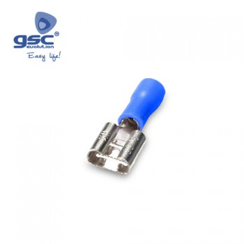 Plug-in fêmea plano pré-isolado (50 unid.) Ref. 000303623-000303624-000303625