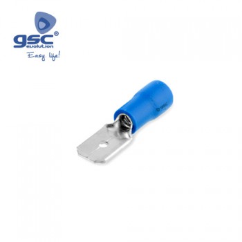 Plug-in macho plano pré-isolado (50 unid.) Ref. 000303630-000303631