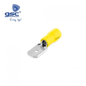 Plug-in macho plano pré-isolado (50 unid.) Ref. 000303632