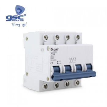 Módulo disjuntor quádruplo (4P) Ref. 000403663-000403664-000403665-000403666-000403667-000403668