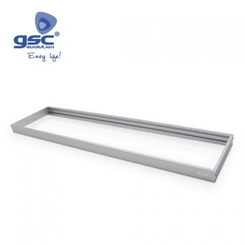 Set para superficie níquel (para panel rectangular ultrafino LED África Ref. 000703413-000703422) Ref. 000704033