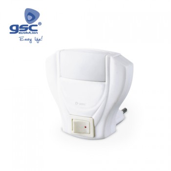 Luz noturna LED de ângulo reto + interruptor Ref. 001301230